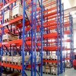 Custom Heavy Duty Pallet Storage Rack / Warehouse Storage Shelves With Electrostatic Spray Painting for sale