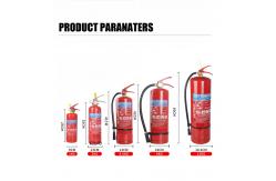 China 8kg Multi Purpose Fire Extinguisher 0.7KG Cylinder Portable Fire Fighting System supplier