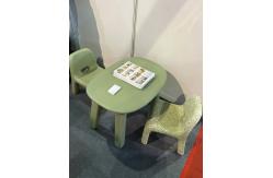 China Roto Molded Furniture Plastic Learning Table And Chair Support Blasting Polishing Customized supplier
