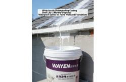 China White Acrylic Waterproof Paint UV Protection Roofs Walls outdoor acrylic sealer waterproof supplier