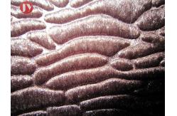 China Brushed Embossed Plush Toy Fabric 100% Polyester PV Plush Shrink - Resistant supplier