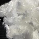 Virgin Down-Like Microfiber 0.7D*12MM, Ultra Soft Fluffy Siliconized Polyester Staple Fiber for Bedding Filling Garment Lining