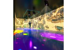 China Yoga Studio Holographic Projection Digital Art 360 Immersive Projection Experience Room supplier