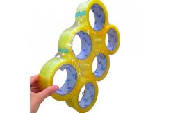 China Lemon Yellow Transparent Bopp Tape Yellowish Packing Tape supplier