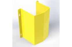 China Wall Mounted Pipe Protection Guard Galvanized Metal Pipe Protector supplier