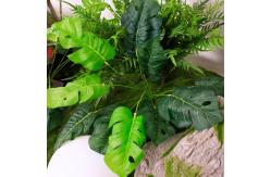China No Caring Artificial Landscape Trees With Lily Bamboo Monstera Small Plants Evergreen supplier