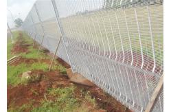 China High Security Nylofor  6ft 3D Modeling PVC Coated 358 Anti Climb Fence supplier