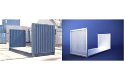 China Flat Rack Container And Open Top Container 20gp Steel Dry Containers supplier