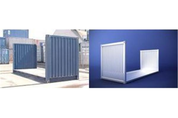 Flat Rack Container And Open Top Container 20gp Steel Dry Containers