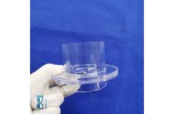 China Fused Silica Quartz Glass Flange Ring Sio2 Translucent Frosted supplier