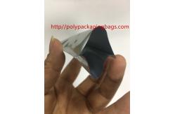 China Custom Printed Plastic Packaging Aluminum Foil Pouches 3 Sides Heat Sealed supplier