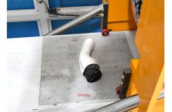 China IEC 62196-1 Electric Vehicle Green Car Connector Driveover Test System supplier