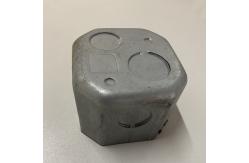 China Silver Waterproof Cast Iron Electrical Junction Box Metal Terminal Box Customized supplier