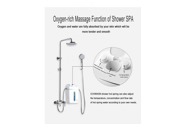 No Electricity Oxygen Rich Spa Shower Units