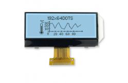 China COG 192x64 Monochrome Graphic LCD Display FSTN Positive UC1609C 3.3V SPI Interface supplier
