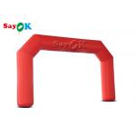 Inflatable Rainbow Arch Custom Inflatable Arch 8x1x4.5mH Red Outdoor Advertising Decoration for sale