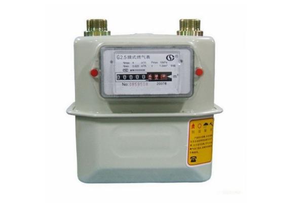 High Accuracy Smart Gas Meter , Easy Handle IC Card Prepaid House Gas Meter