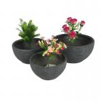 Character Design Fiberclay Planter Frost Resistant Flower Planters Pots For Outdoor Decoration for sale