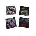 Smell Proof Resealable Sample Sachets With Clear Window Powder Packaging Plastic Bag for sale