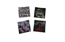 China Smell Proof Resealable Sample Sachets With Clear Window Powder Packaging Plastic Bag supplier
