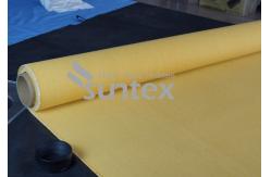 China Acrylic Coated Fire Resistant Fiberglass Fabric Roll For High Temperature Protect supplier