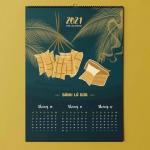 250/300 Ccnb Custom Wall Calendar Printing 3d Embossed 0.25-0.45mm Pvc for sale