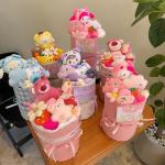 Plush Cartoon Doll Bouquet - Ready-to-Gift for Girlfriend & Bestie's Birthday (Adorable Floral Plush Arrangement for sale