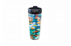 China PET Plastic 3D Lenticular Cups with Offset Printing For Promotion supplier