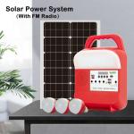 Mini Mobile Solar Panel Battery Power System Phone Charger Function Home Bulbs for sale