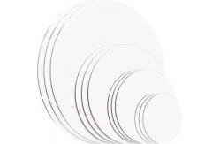 China Matte Finish Round Painting Canvas Panel , Drawing Canvas Board For Oil Painting supplier