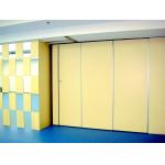 Auditorium Folding Partition Walls / Decorative Melamine Board Sliding Room Dividers for sale