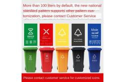 China 240L Trash Cans With Wheels Recycling And Sanitation Trash Bin 240 Liters supplier