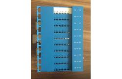 China Silver Printed MDF Main Distribution Frame 100 Pairs Protection Connection Terminal Block supplier