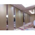 Movable Aluminium Door Track Sliding Partition Walls / Acoustic Folding Room Dividers for sale