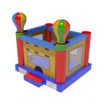 Commercial Inflatable Bounce House With Hot Air Ballon Patterns for sale