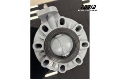 China Soft Seal EPDM Electric Butterfly Valve Lug PVC Damper Lightweight Effective supplier