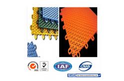 China Recycled Indoor Sports Flooring Antimicrobial Pp Interlocking Tiles supplier