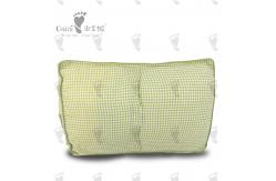 China Presents Cuddly Thick Stuffed Cushion Green Stripe Pillow 29 X 43cm supplier