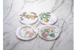 China Odorless Fruit Printed 100% A5 Melamine Dinnerware Sets supplier