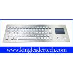 Dust-Proof Illuminated Metal Keyboard Silver With 65 LED Individually-Lit Keys