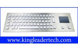 China Dust-Proof Illuminated Metal Keyboard Silver With 65 LED Individually-Lit Keys supplier
