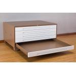 Horizontal Office Furniture 0.4mm 5 Drawer Metal Filing Cabinet For 100kg for sale