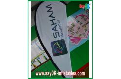 China Advertsing Teardrop Flag Feather Customized With Logo Printing H 2.5m supplier