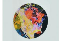 China Custom Logo Felt Turntable Slipmat , Turntable Felt Mat With OEM ODM Service supplier