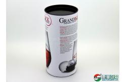 China Cylindrical tin / Paper Composite Cans For Food Packaging with Plastic Cap supplier