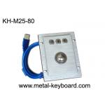 Sealed Water proof Industrial Trackball mouse , industrial pointing device Customized for sale