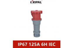 China CE IP67 125A  4 Pin Industrial Connector  High Temperature Resistant supplier