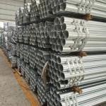 BS 1387 ASTM A53 Galvanized Steel Tube Hot Rolled Structural Mild Seamless for sale