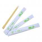 Recyclable Twin Custom Printed Chopsticks Kitchen Tableware Open Paper Packing for sale