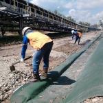 China 5mm Ditch Lining Slope Protection Concrete Impregnated Fabric manufacturer
